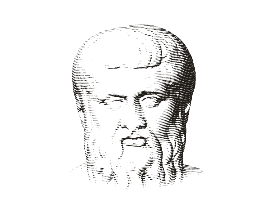 Engraved plate — Plato
